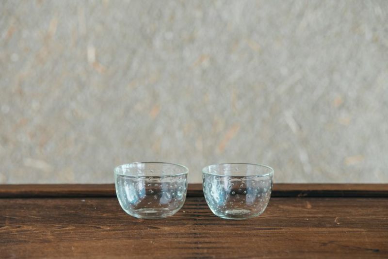 くるみ酒器セット丸 | ガラス工房 橙