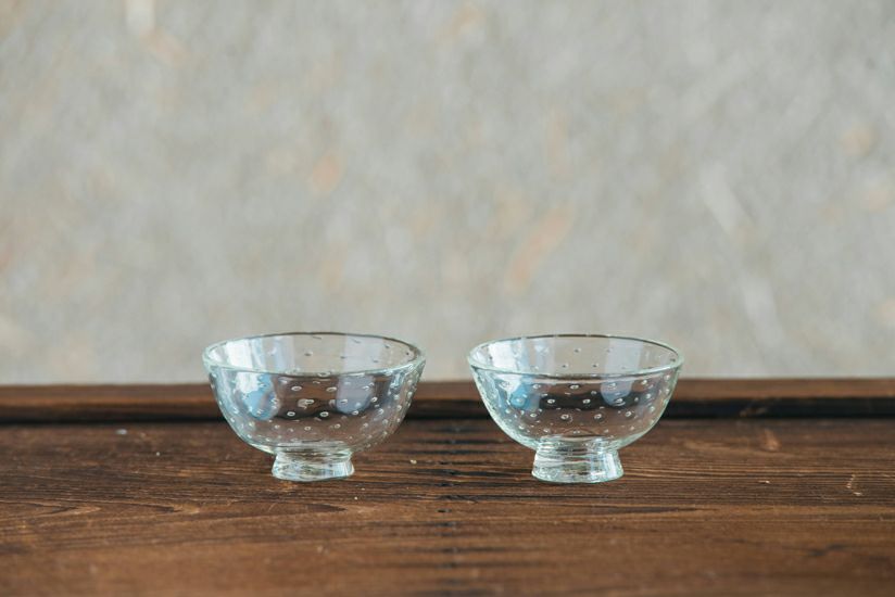 くるみ酒器セット 縦長 | ガラス工房 橙